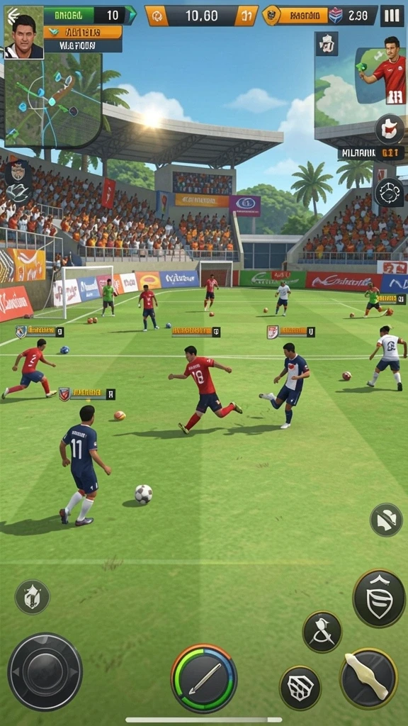 Screenshot menampilkan antarmuka permainan yang menarik dan user-friendly.
