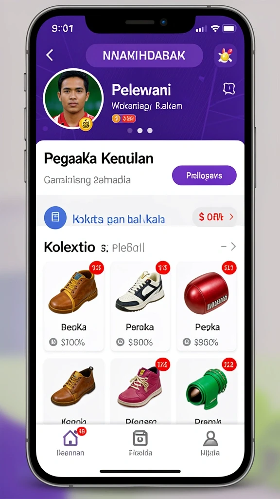 Tampilan antarmuka yang ramah pengguna.