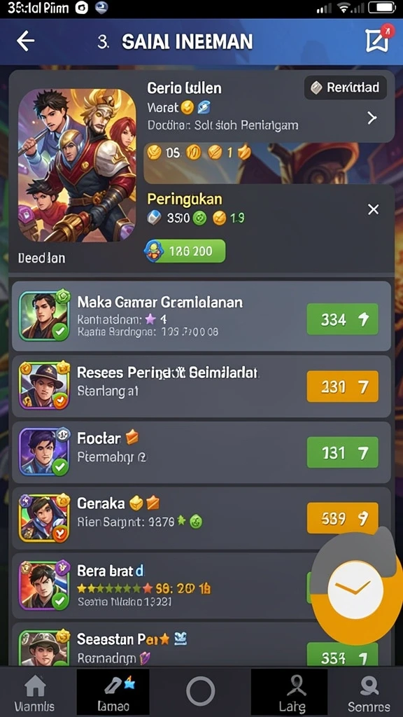 Tampilan antarmuka yang menarik dan user-friendly.