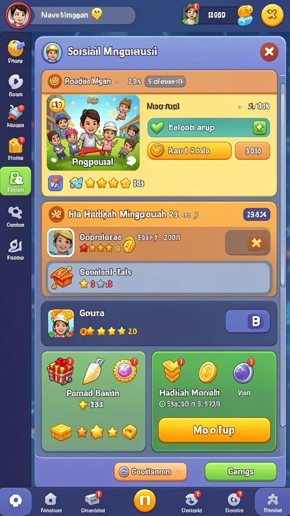 Bonus harian yang menguntungkan bagi pemain.