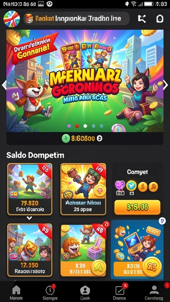 Tampilan grafis mesin slot yang memukau dan menarik.