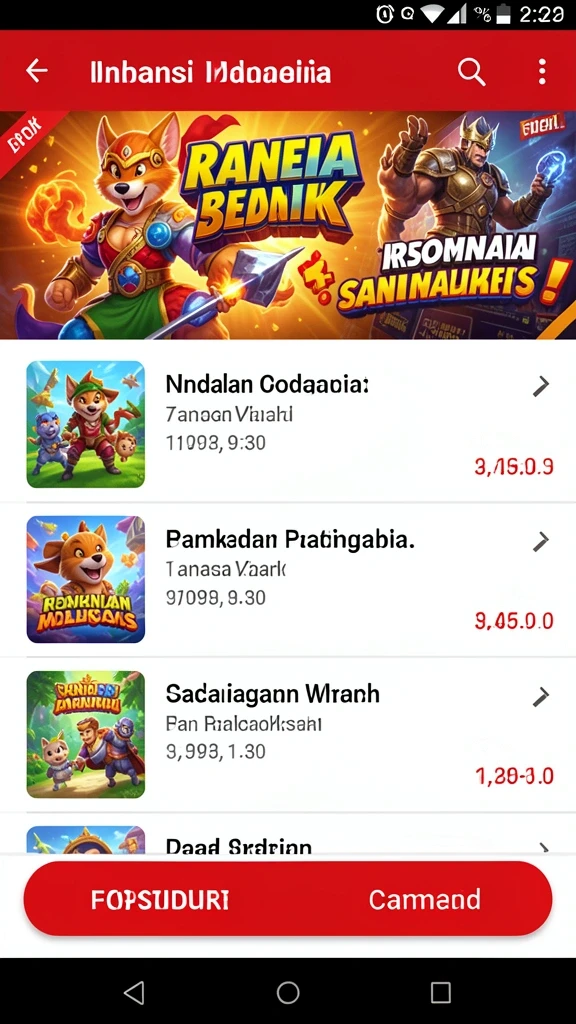 Tampilan awal GIGA33 yang menarik dan modern.