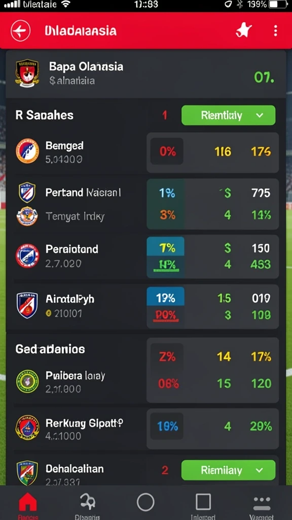 Gambaran suasana turnamen yang mendebarkan dalam GOGORUMMY.