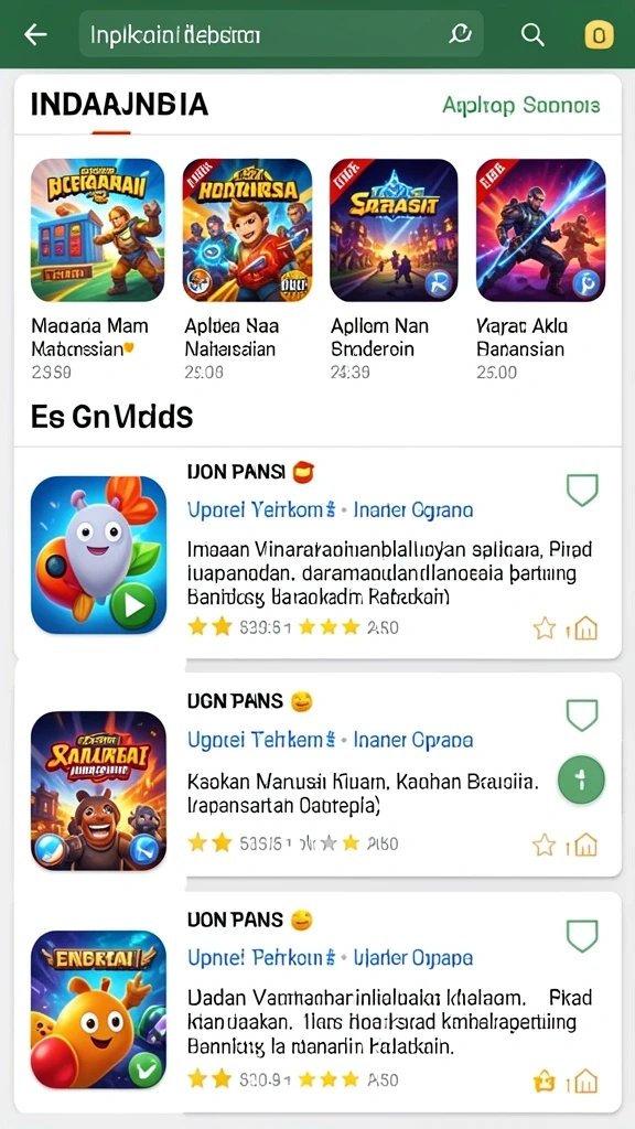 Tampilan antarmuka yang menarik dan user-friendly.