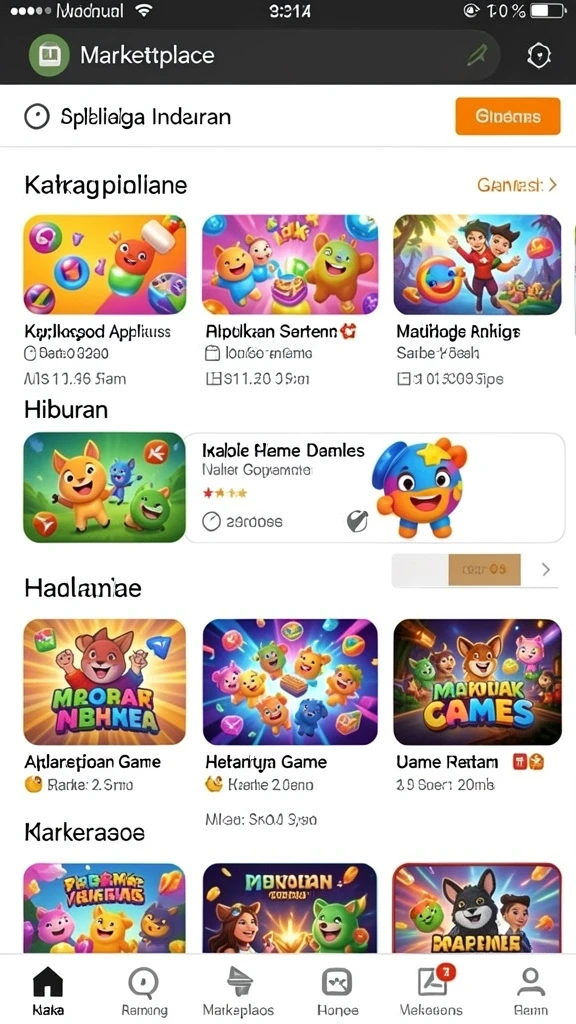 Grafis berkualitas tinggi yang memikat para pemain.