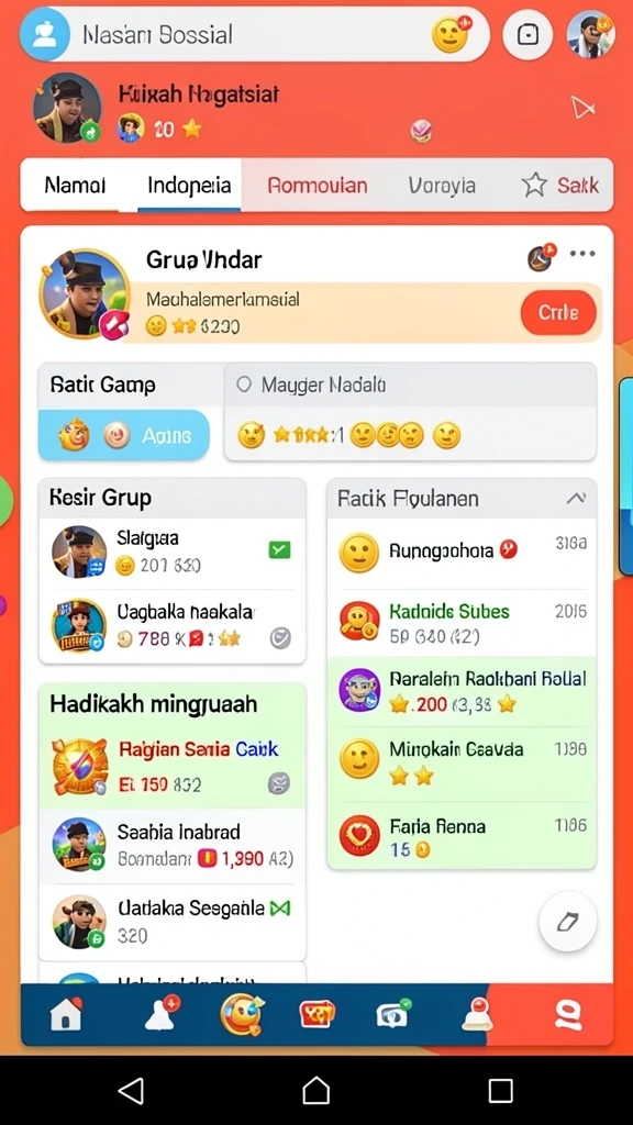 Kompetisi menarik di antara para pemain.