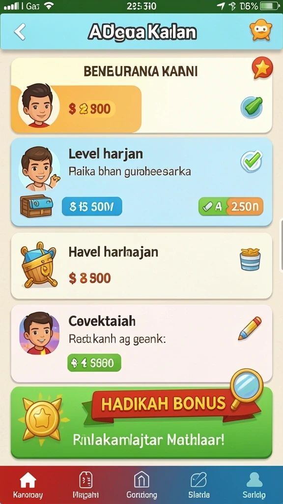 Tampilkan pengalaman bermain yang mengasyikkan dengan grafis menawan.