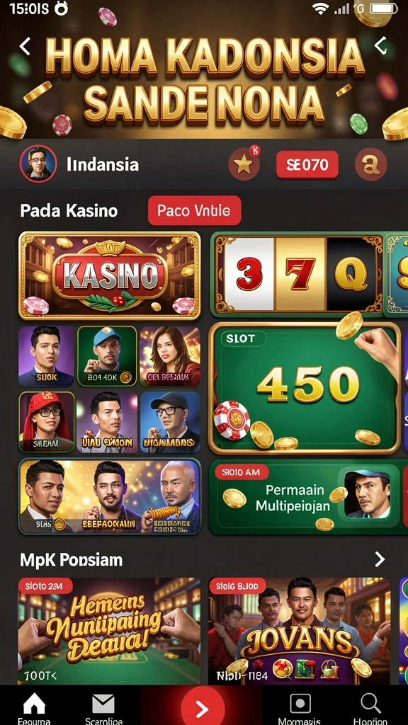 Berbagai pilihan permainan slot yang seru.