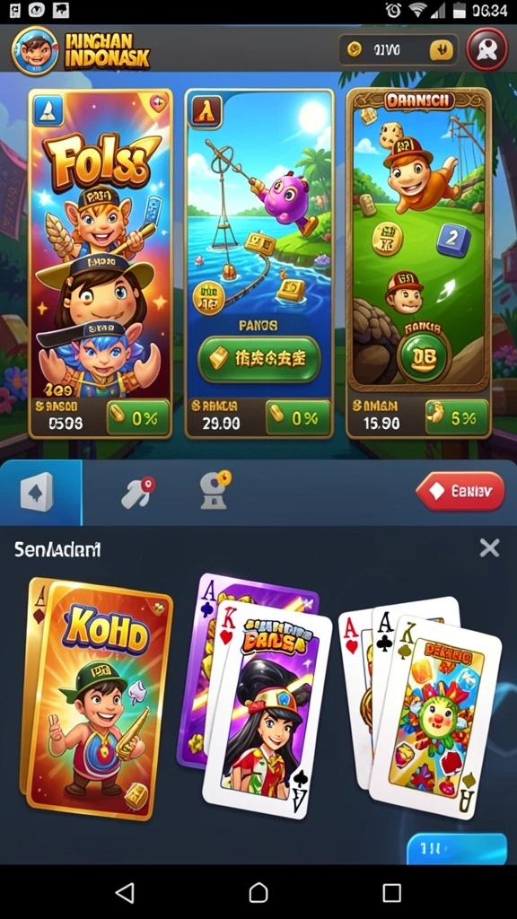 Beragam pilihan permainan slot yang menghibur dan bervariasi.
