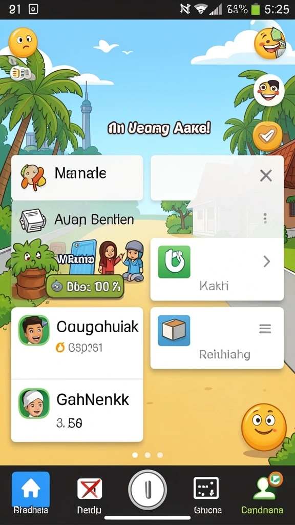 Fitur komunitas yang interaktif antara pemain.