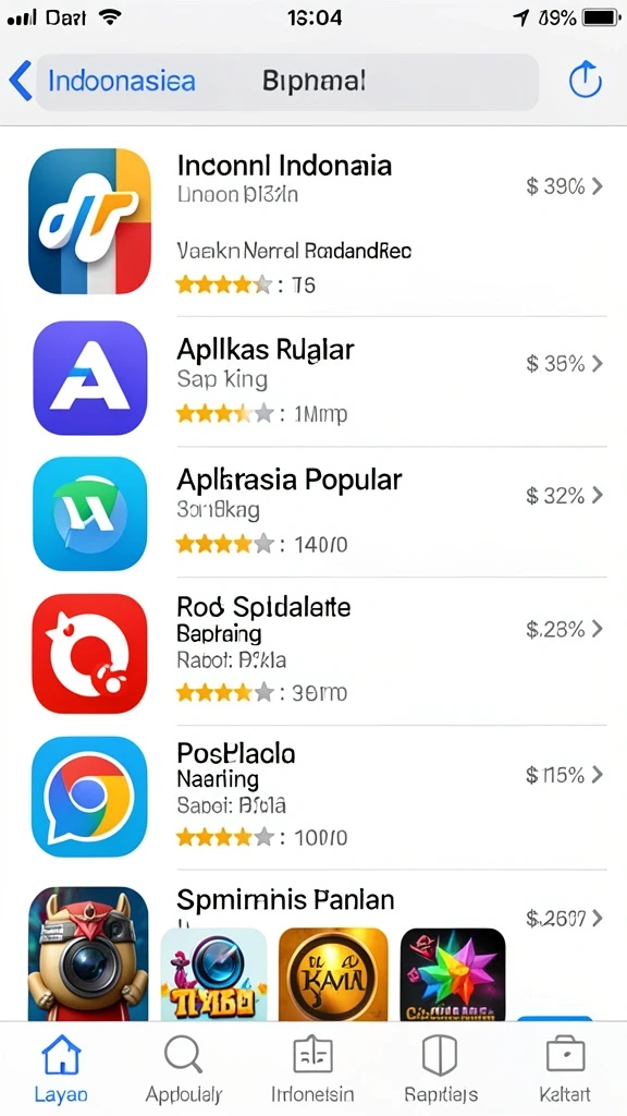 Tampilan awal aplikasi OCATOTO yang menarik.