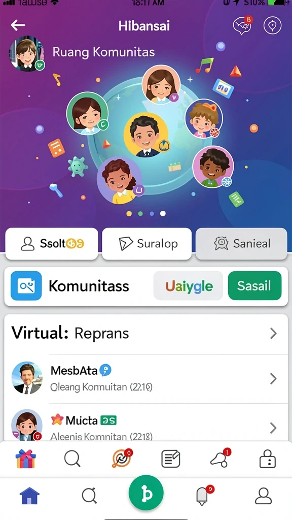 Tampilan antarmuka yang menarik dan mudah digunakan.