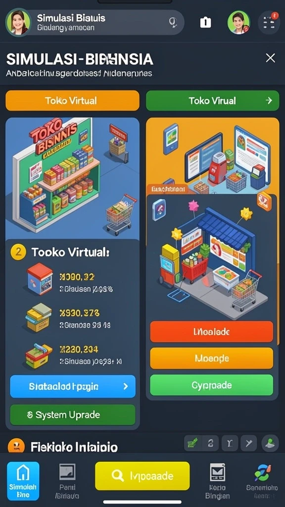 Screenshot menampilkan beberapa tema permainan slot yang bervariasi.