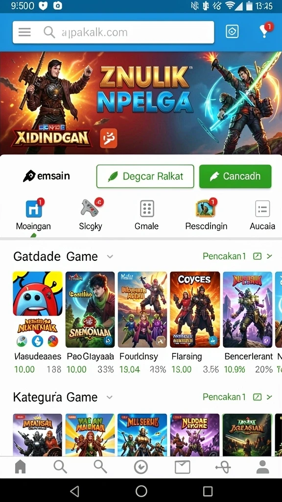 Tampilan antarmuka yang sederhana dan intuitif.