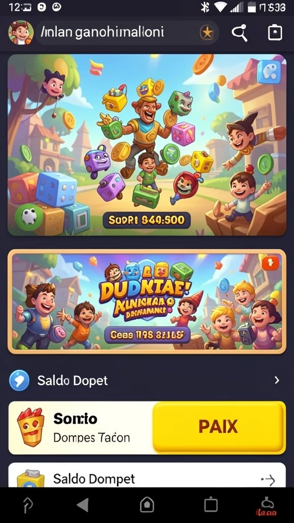 Screenshot menampilkan beberapa pilihan tema permainan yang beragam.