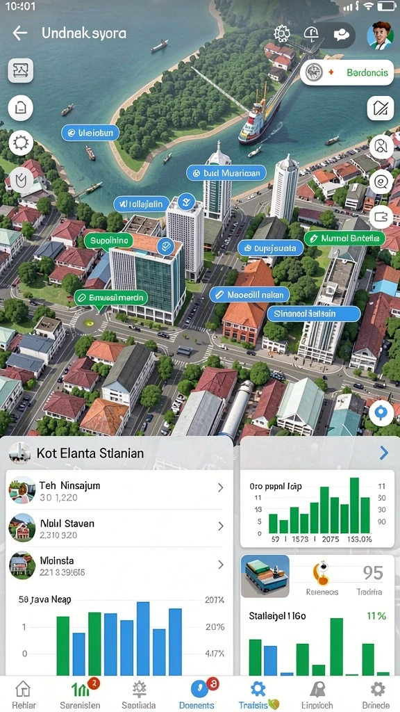 Tampilan antarmuka yang intuitif dan menarik.