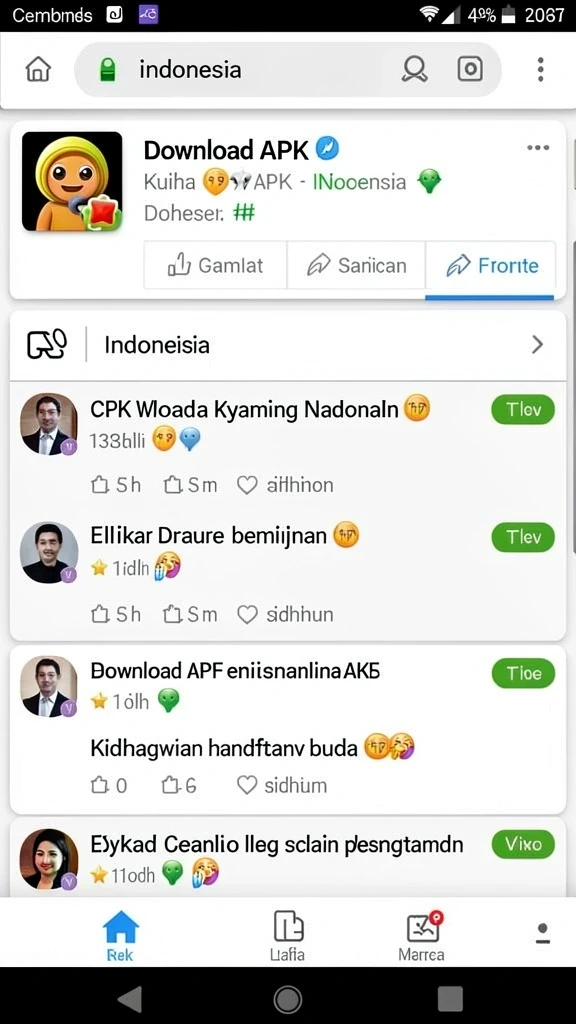 Tampilan antarmuka yang ramah pengguna.