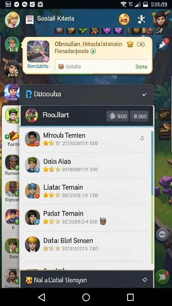 Tampilan awal yang menarik dan mudah dinavigasi.