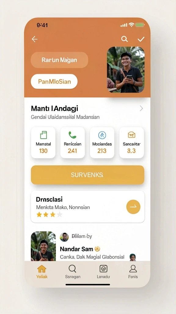 Tampilan menarik dengan berbagai pilihan permainan.